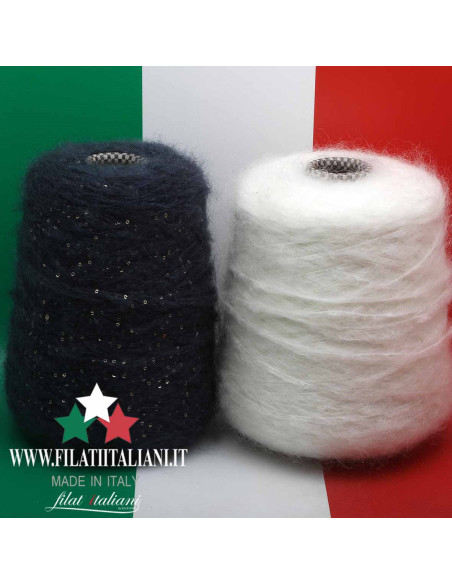 LT6647    ЛОТ 2  боб.   МОХЕР  NUBE  + NUBE PAILLETTES   22.99€/100г