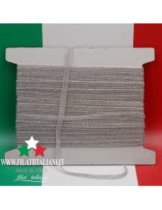 7378/03 SILVER BALL CHAIN KNIT MONILE  a 3 fili   1.45mt   25.95€