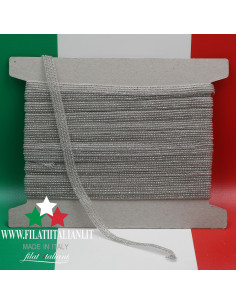 7581/04X ARGENTO декоративная  лента  Мониль в 4 ряда  MONILE    2.1mt  39.69 €