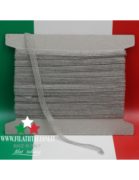 7581/04X ARGENTO MAGLIA di CATENA  a PALLINE  a 4 fili  MONILE    2.1mt  39.69 €