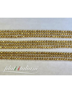 7378/03 ORO ЗОЛОТО   декоративная  лента  МОНИЛЬ   MONILE   a 3 fili  17.90€/м