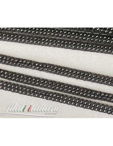 7378/02 C. FUCILE  MAGLIA di CATENA  a PALLINE  a 2 fili MONILE  12.90€/mt