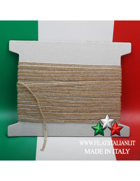 7378/02  ORO  MAGLIA di CATENA  a PALLINE  a 2 fili  MONILE 12.90€/m