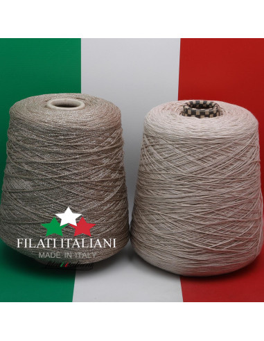 LD6000  LOT  2 bob.  COTTON VESUVIO+ LUREX  4.99€/100g