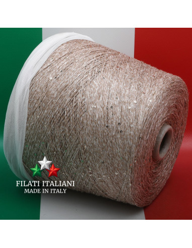 T6911   ЛЕН ПАЙЕТКИ   PAILLETTES  RUSTICO  29.99€/100г