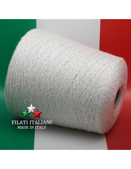 T6303N   LINEN  SILK PAILLETTES   CARIAGGI DESE   39.99€/100g