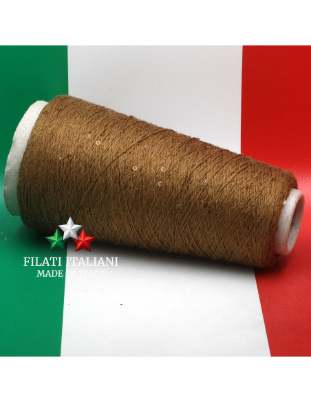 T6306N   LINEN  SILK PAILLETTES   CARIAGGI DESE   39.99€/100g