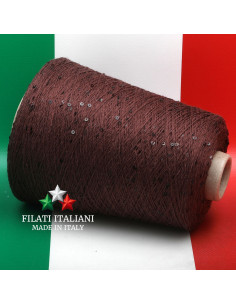 T6307   ЛЕН ШЕЛК ПАЙЕТКИ   PAILLETTES  CARIAGGI  DESE  39.99€/100г