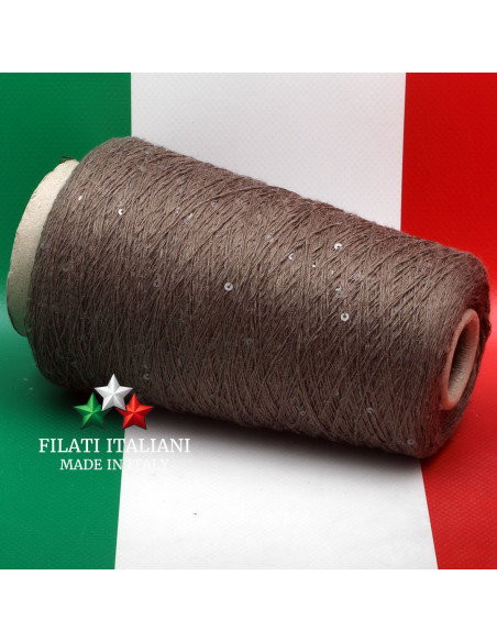 T6309AN   LINEN  SILK PAILLETTES   CARIAGGI DESE   39.99€/100g