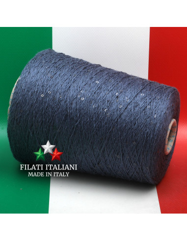 T6311   LINEN  SILK PAILLETTES   CARIAGGI DESE   39.99€/100g