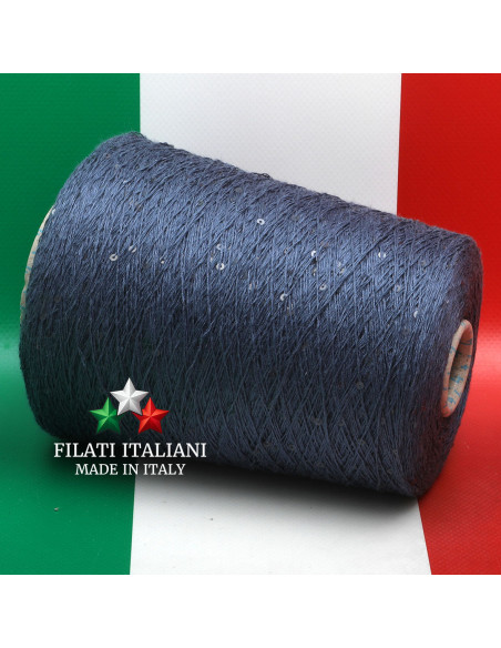 T6311   LINEN  SILK PAILLETTES   CARIAGGI DESE   39.99€/100g