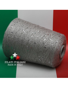 T6312AN   LINEN  SILK PAILLETTES   CARIAGGI DESE   39.99€/100g