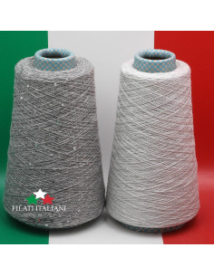 LD6605  LOT  2 bob. CASHMERE PAILLETTES  +    CASHMERE 2/28  19.99€/100g