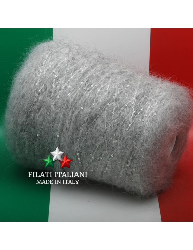T6969   MOHAIR NUBE PAILLETTES  NUBPAILL     19.99€/100g