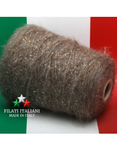 T6970   МОХЕР  ПАЙЕТКИ   NUBE PAILLETTES  NUBPAILL    19.99€/100г