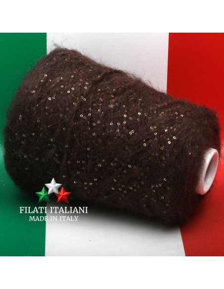 T6972   МОХЕР  ПАЙЕТКИ   NUBE PAILLETTES  NUBPAILL    19.99€/100г