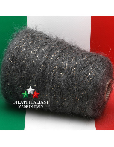 T6973N   MOHAIR NUBE PAILLETTES  NUBPAILL    19.99€/100g