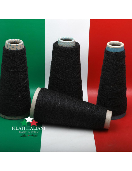 LD6587   LOT  4 bob.   CASHMERE PAILLETTES DM +  CASHMERE   2/28    25.99€/100g