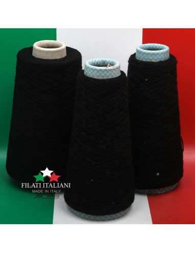 LD6591   LOT  3  bob.   CASHMERE PAILLETTES DM +  CASHMERE   2/28    25.99€/100g