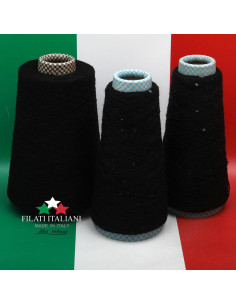 LD6592   LOT  3 bob.   CASHMERE PAILLETTES DM +  CASHMERE   2/28    25.99€/100g