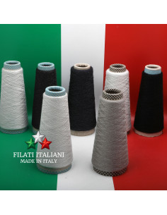 LD6917  LOT 7 Bob. CASHMERE SETA LUREX  GLAMOUR  CARIAGGI  19.99€/100g