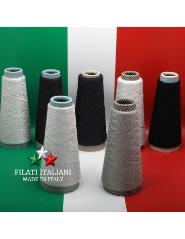 LD6917  LOT 7 Bob. CASHMERE SILK  LUREX  GLAMOUR  CARIAGGI  19.99€/100g