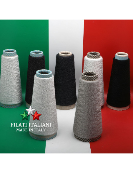 LD6917  LOT 7 Bob. CASHMERE SETA LUREX  GLAMOUR  CARIAGGI  19.99€/100g