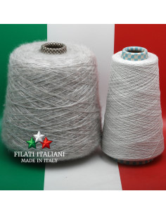 LD6832 LOT 2 bob. CASHMERE WITH LUREX + CASHMERE 2/28 €23.99/100g