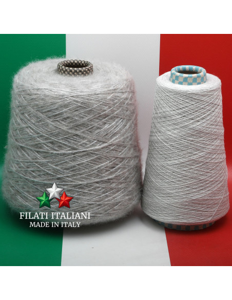 LD6832  LOT  2 bob. CASHMERE CON LUREX  +    CASHMERE 2/28  23.99€/100g