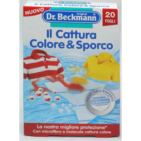 Dr. Beckmann Original 20pz Dr. Beckmann - Il Cattura Colore & Sporc... Dr. Beckmann Original 20pz Dr. Beckmann - Il Cattura Colore & Sporc...