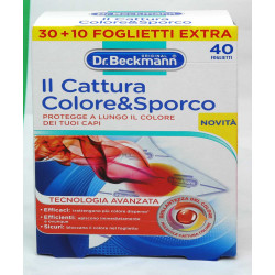 Dr.Beckmann Листики для стирки впитывающие линяющие красители и гря...
