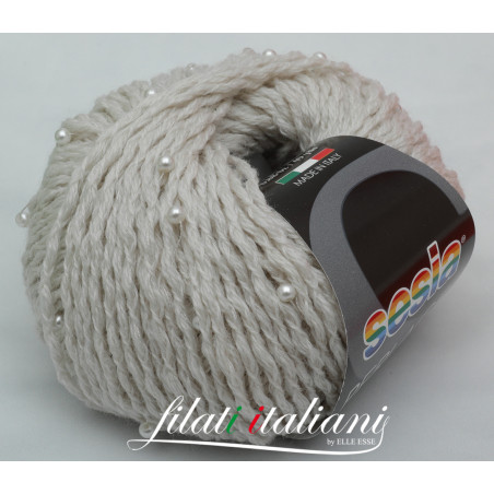 PERL3842 PEARLS - WOOL MERINO PERLAGE SESIA PERLAGE 83% Extrafine V...